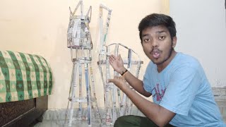 PART-2 how to make ravan newspaper at home! 💯 😎