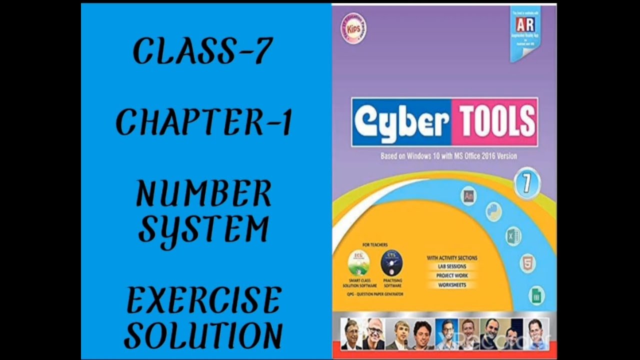 CLASS-7// CHAP-1// NUMBER SYSTEM// EXERCISE SOLUTION// CYBERTOOLS BOOK ...