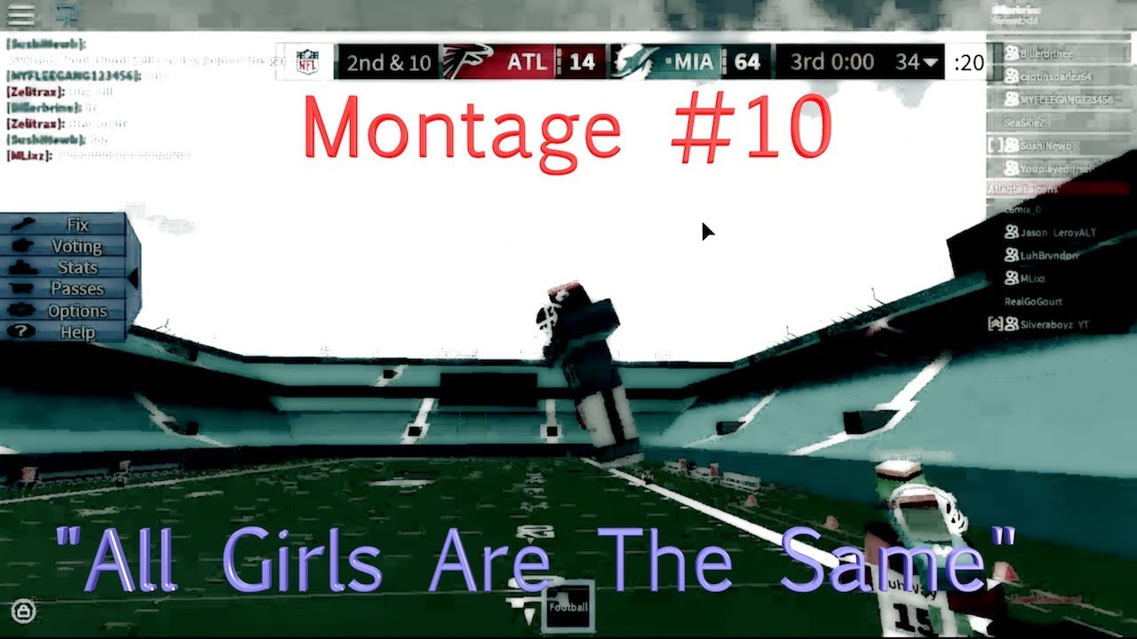 Legendary Football Montage/Highlights 10 "All Girls Are The Same"
