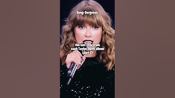 the last lyric from each T.S album | #swiftie4ever #taylorswift #shorts #swifties