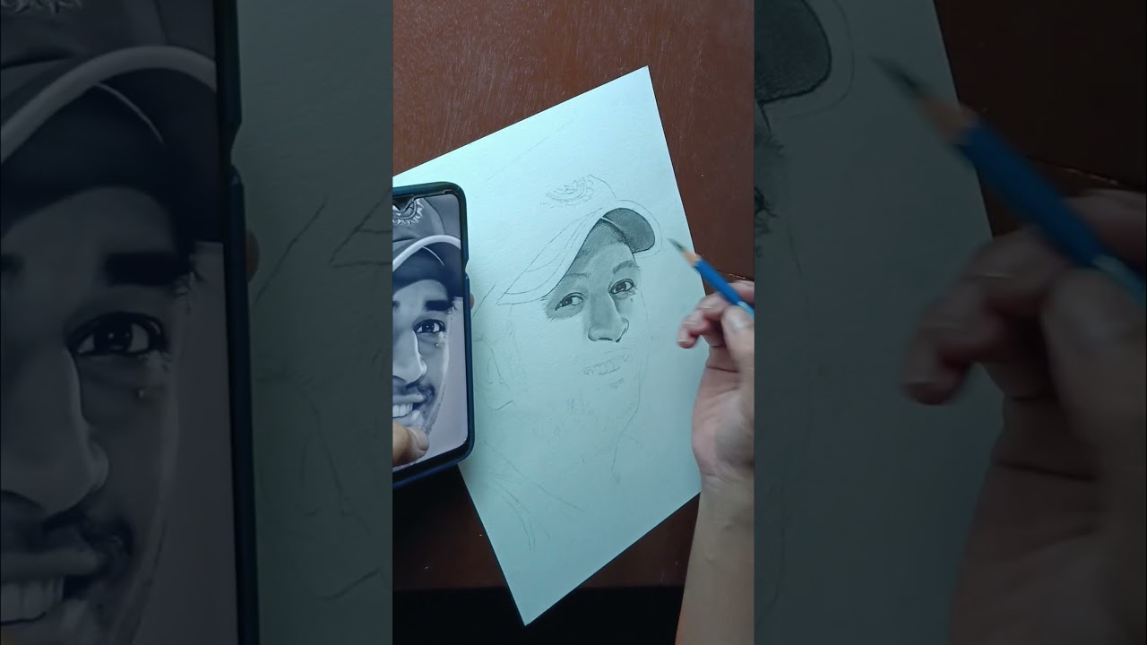 MS DHONI PORTRAIT ✏️ | Part 2 | Work in Progress