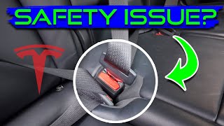 Tesla Safety Issue? Tesla Model Y Seat Belt Failure | A known Tesla MY:M3 issue!
