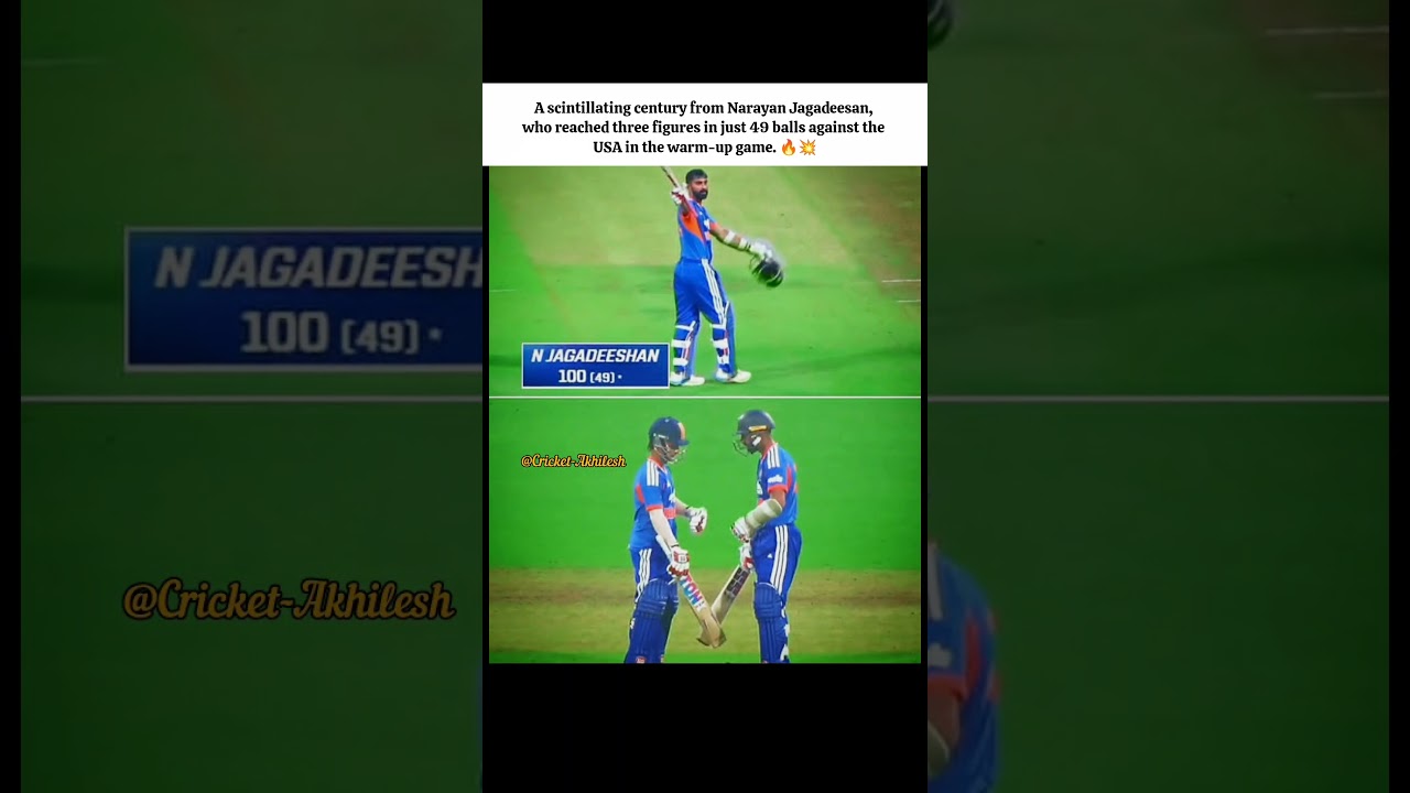 Narayan Jagadeesan Century 💥 