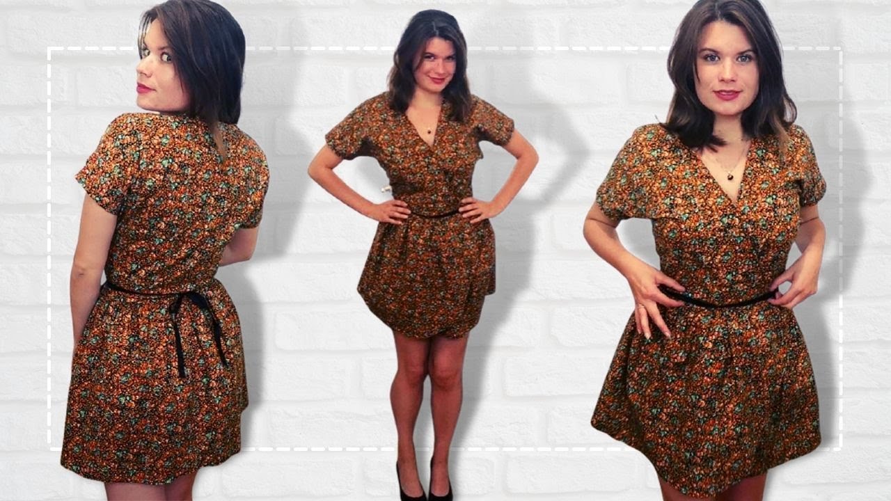 Coudre une robe portefeuille tuto facile pour débutant (+ guide gratuit 🎁)