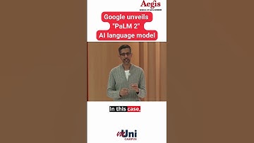 Google unveils PaLM-2: 🧠AI language Model at Google I/O #google #ai #sundarpichai #nlp #chatgpt #ml