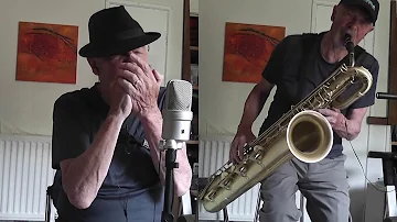 "Rock n Blues" on Baritone Sax and Blues Harp