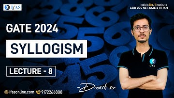 Syllogism Reasoning Tricks | GATE 2024 | IFAS