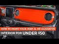 How To Paint the Interior of Your Jeep JL Wrangler or Gladiator for Under $50