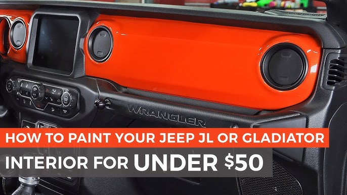 How To Remove And Paint Your JK Interior - YouTube