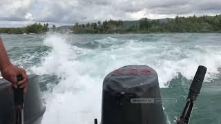 Pulang Pergi Speed Boat 2 Mesin Menerjang Ombak (Tidore - Sofifi)