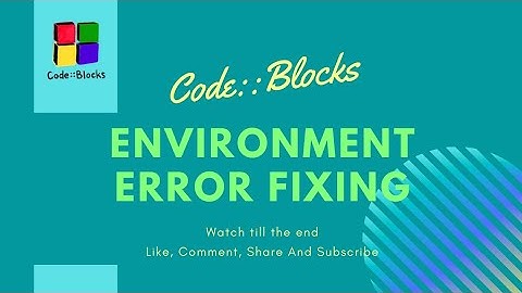 C++ programming learning prat 2 || code blocks install process and environment error fixing || 2020
