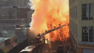 Pesadilla para bomberos: el incendio en Boyd Street