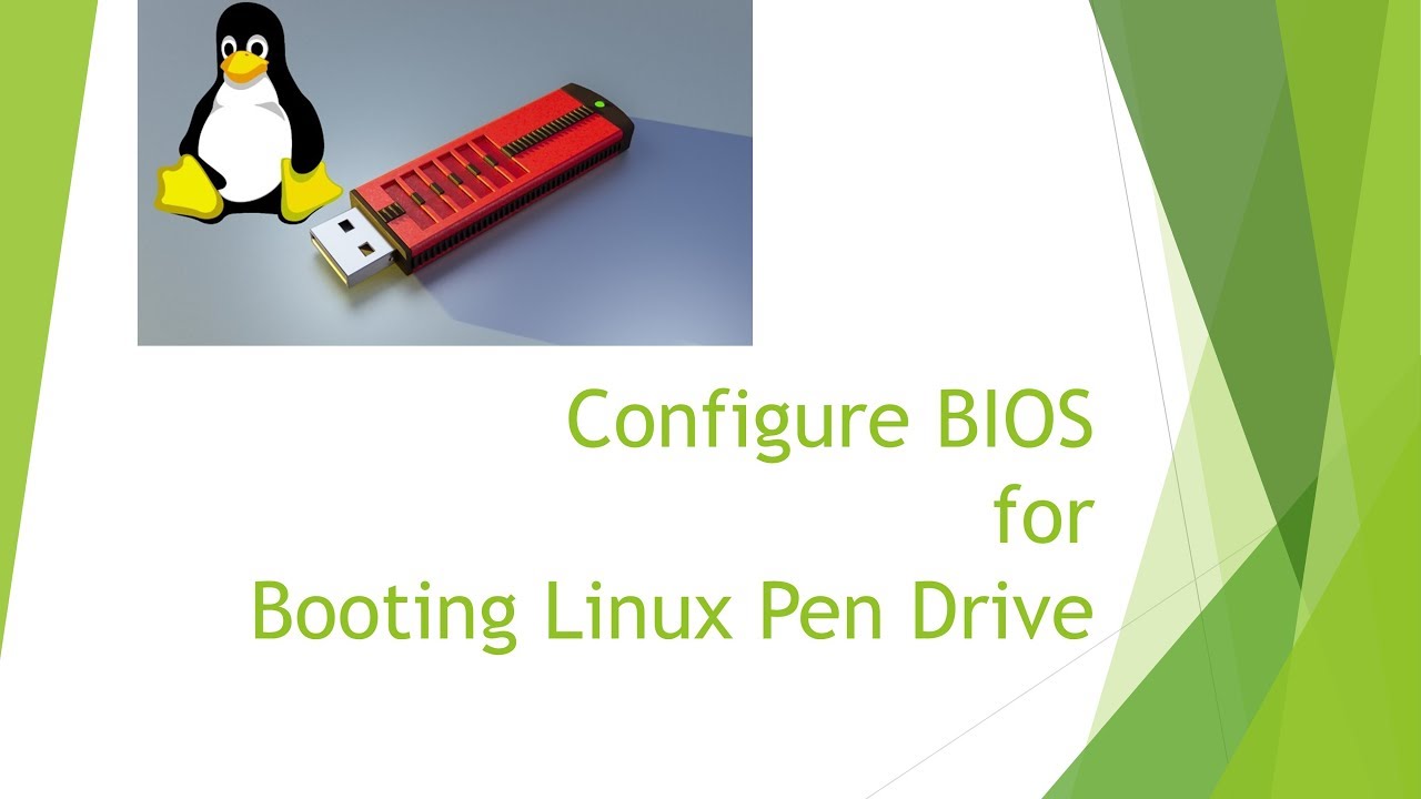 How to Configure BIOS for Booting a Linux Pen Drive or DVD YouTube