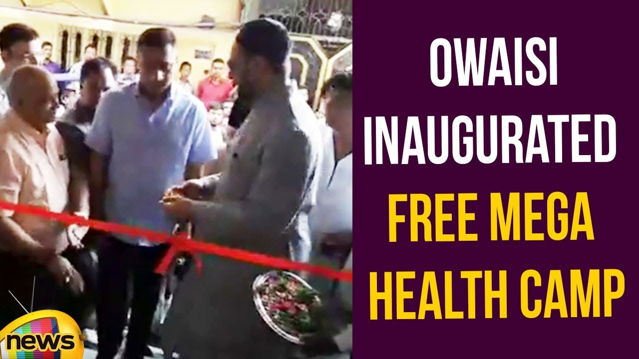 Akbaruddin Owaisi Inaugurated Free Mega Health Camp | Akbaruddin Owaisi Latest News | Mango News