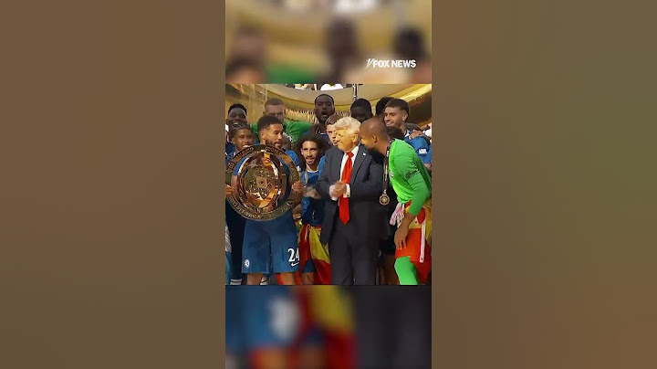 President Trump celebrates with Chelsea after FIFA Club World Cup win #shorts #donaldtrump #soccer