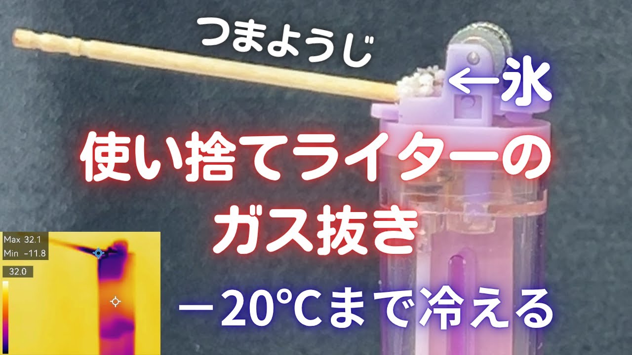ライター ガス 抜き