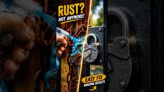 Satisfying Rust Removal on an Old Lock 🔥