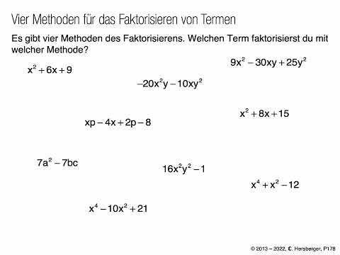 Faktorisieren – MatheNinja