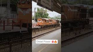 Alco WDM 3A ☄️🐎🔥 #acknowledgement #train #publictransport #railwaystation #railway #alcolocomotive