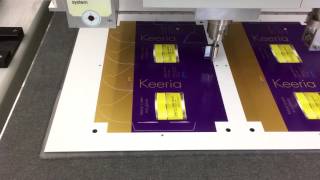 Flatbed cutter COMAGRAV DIGI cutting cardboards