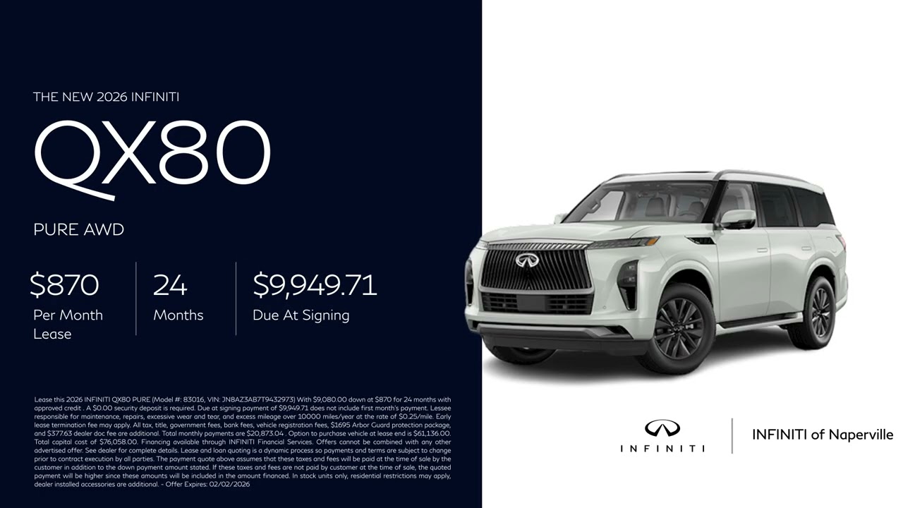 INFINITI 01/19/2026 6785377