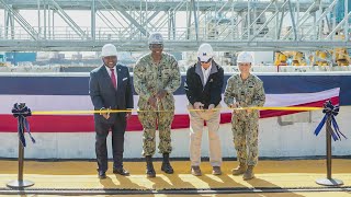 Norfolk Naval Shipyard gives first look at dry dock renovations