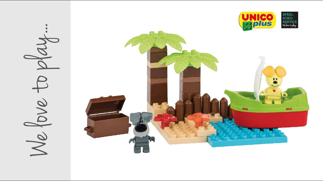 Woezel & Pip op avontuur, UNICO plus speelgoed bouwstenen van Androni