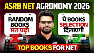 ASRB NET Agronomy 2026 Best Books 📚 | Subject-Wise Booklist for Selection | Complete Guide 🔥