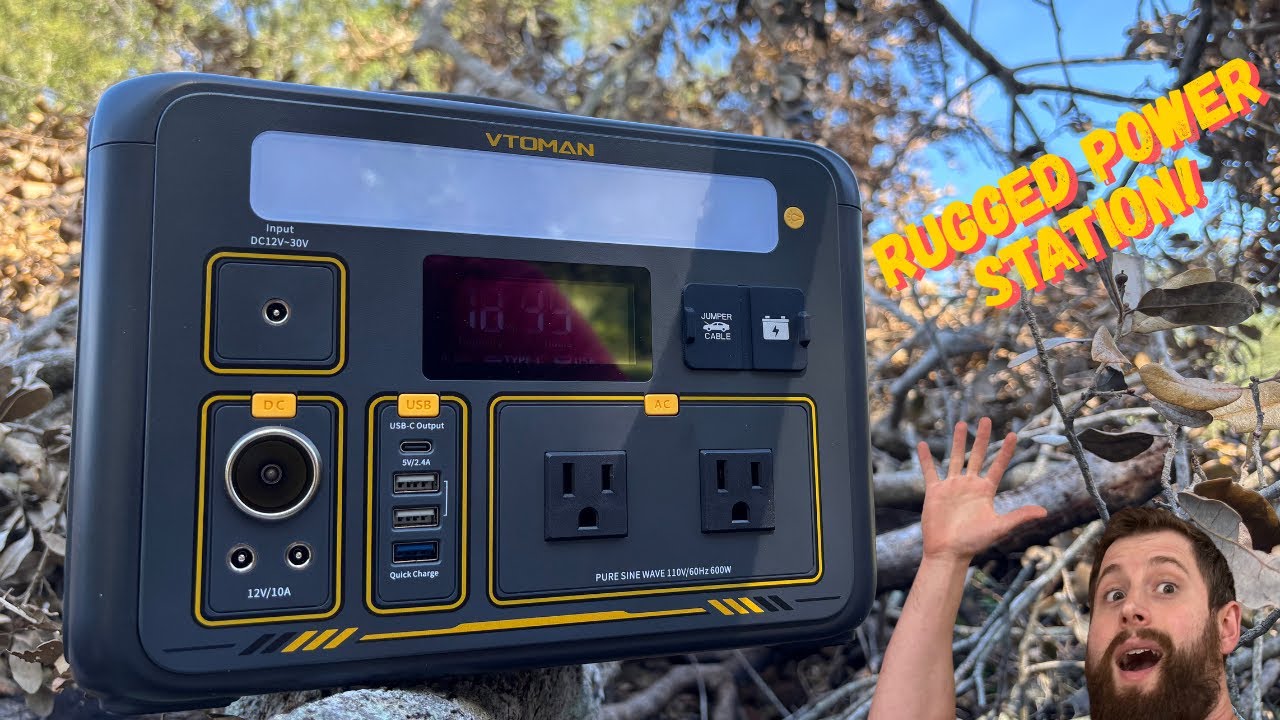 VTOMAN Jump 600X Power Station Review | Rugged Power!