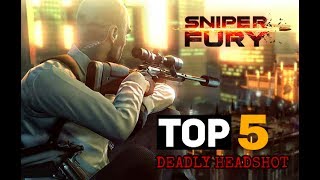 SNIPER FURY ; TOP 5 DEADLY HEADSHOT screenshot 5