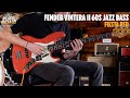 No Talking...Just Tones | Fender Vintera II 60s Jazz Bass | Rosewood - Fiesta Red