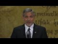 George Clooney speaks on Armenian genocide and refugee crisis