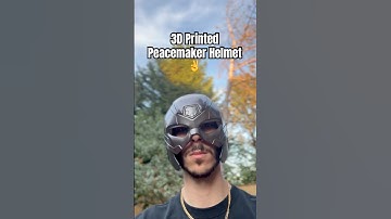 FULLY 3D Printed #peacemaker #helmet #cosplay #dcu