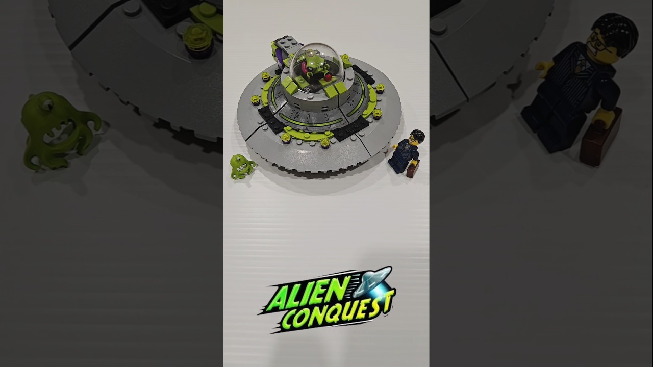 Custom Lego Alien Conquest Prison UFO 