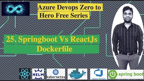 25. Springboot vs Reactjs Dockerfile | Azure Devops Zero to Hero Series with Realtime Projects