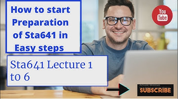 STA641 Lecture ( 1 to 6) Practice on  Microsoft Excel 2007 || Use of Excel spreadsheet