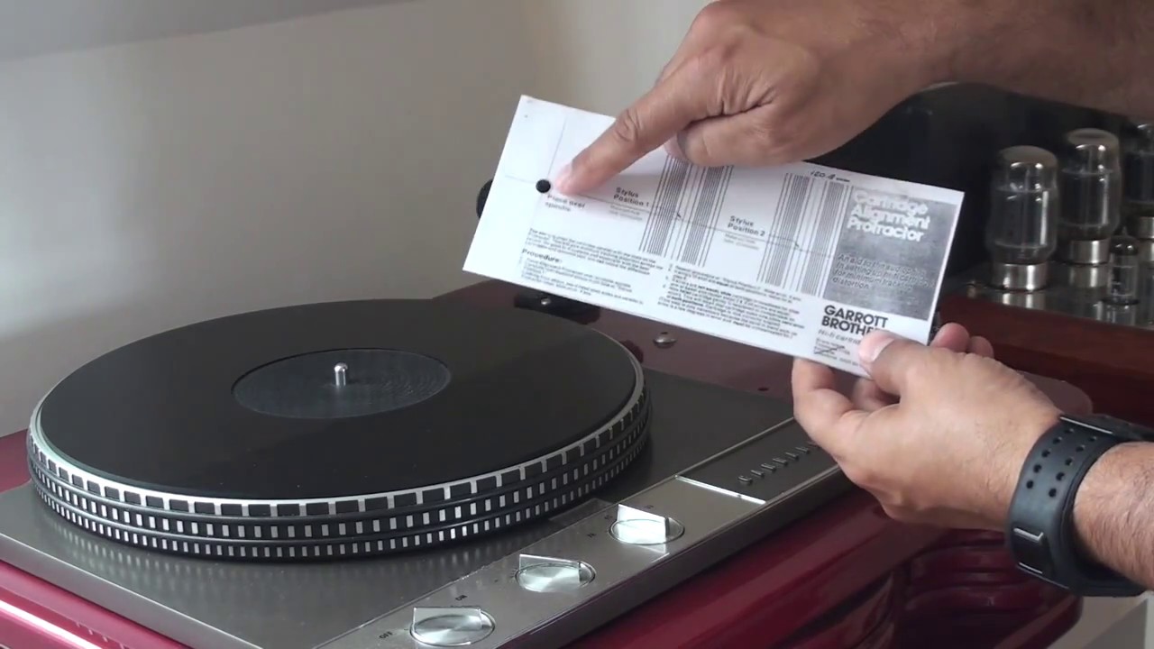 beginners guide step 3 cartridge alignment using a protractor youtube