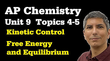 Kinetic Control - ΔG and the Equilibrium Constant - AP Chem Unit 9, Topics 4-5