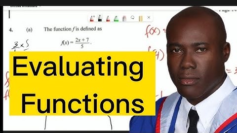 Evaluating Functions #dellymathsconcepts #algebra#cxcmaths #grade10 #grade11 #maths
