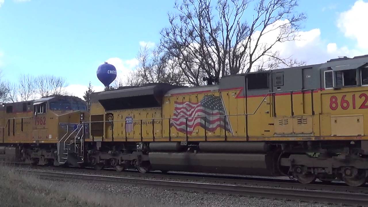 UP 8612 East Creston, IL 3/17/16 YouTube