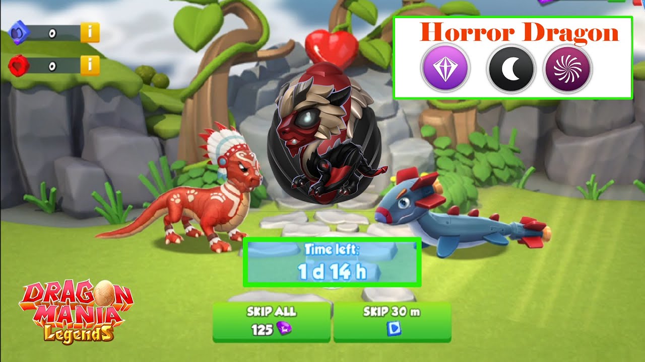 Finally! , How to breed Horror Dragon ? - Dragon Mania Legends - Gameplay Part 1648 HD
