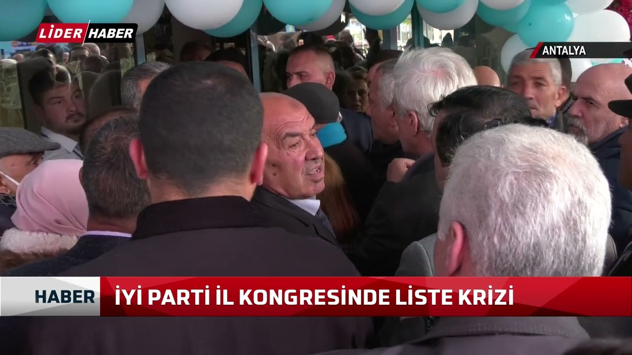 ⁣İYİ Parti İl Kongresi'nde liste krizi