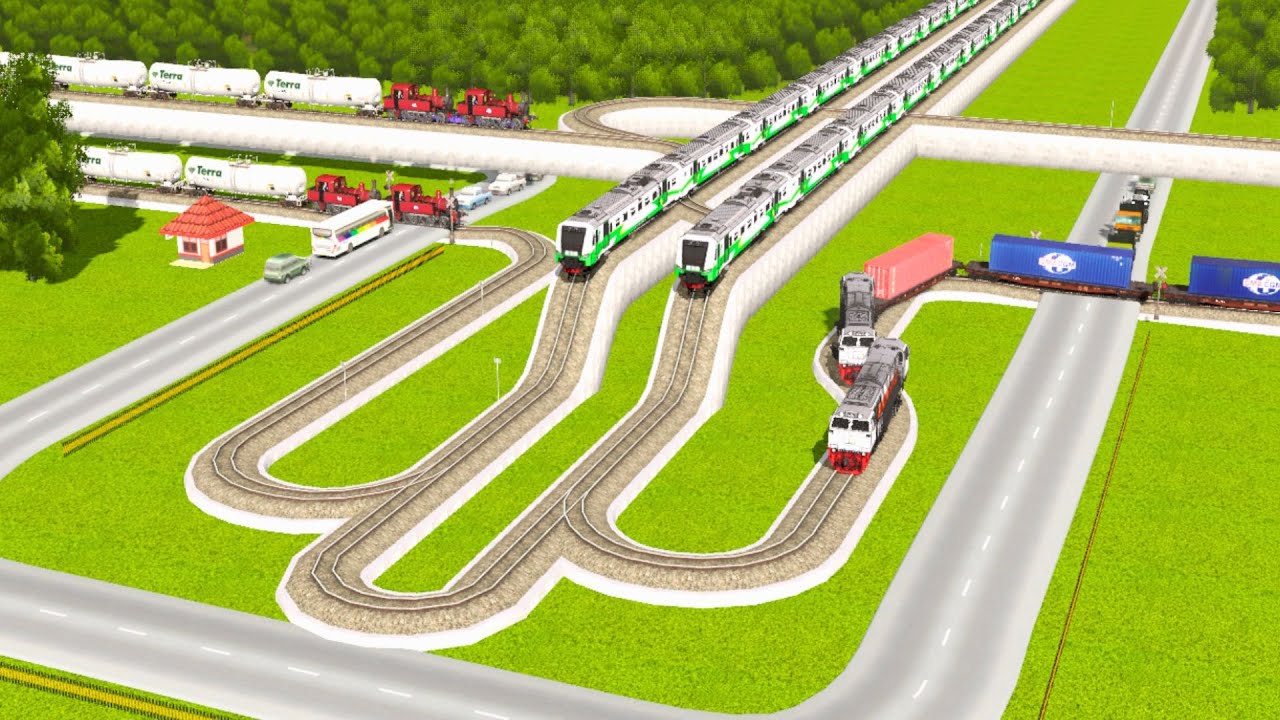 Perlintasan Kereta Api Unik‼️#21