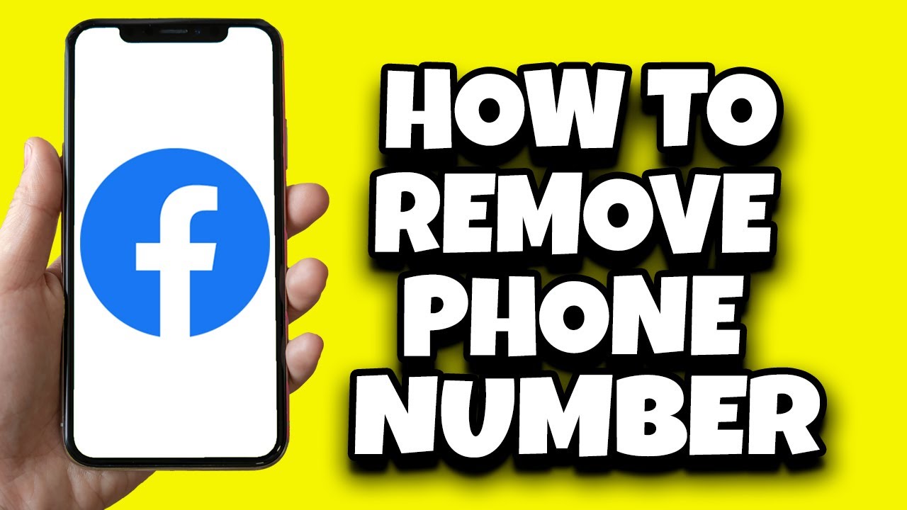 How To Remove Phone Number From Your Facebook Account (Easy) - YouTube