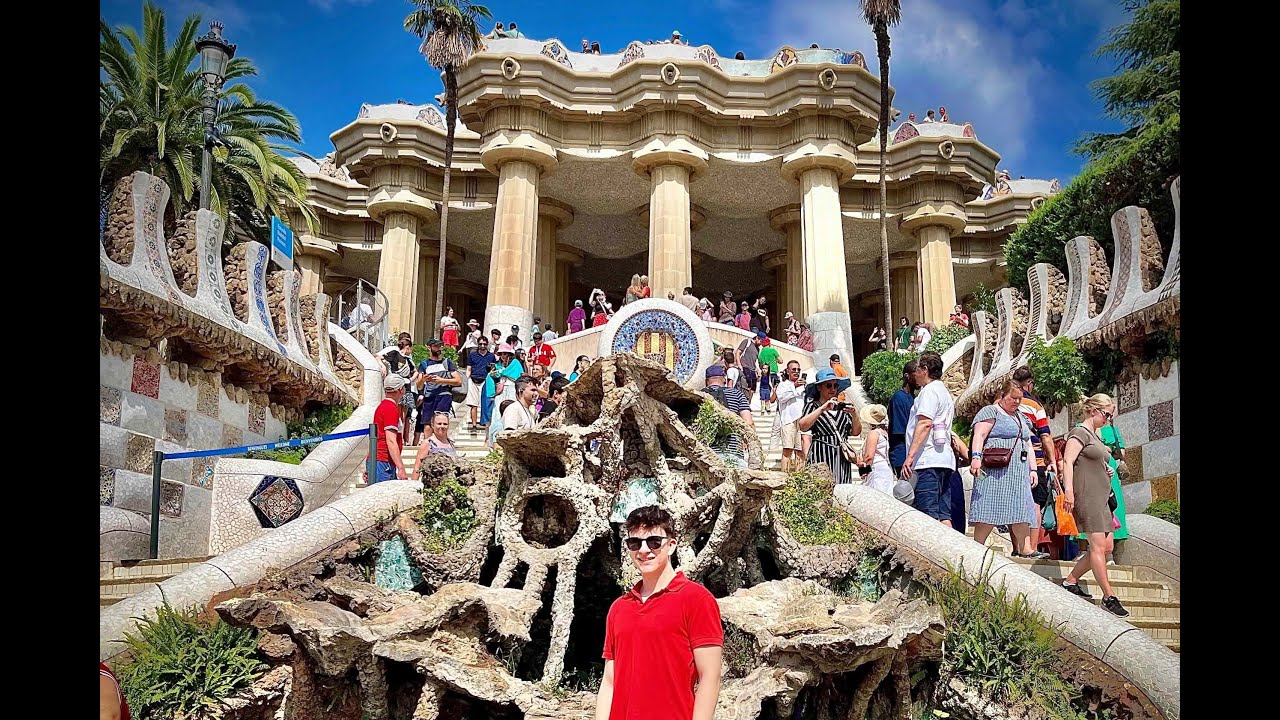 VISITANDO el PARQUE GÜELL, una de las OBRAS mas IMPORTANTES de ANTONIO GAUDÍ l BARCELONA DIA #2