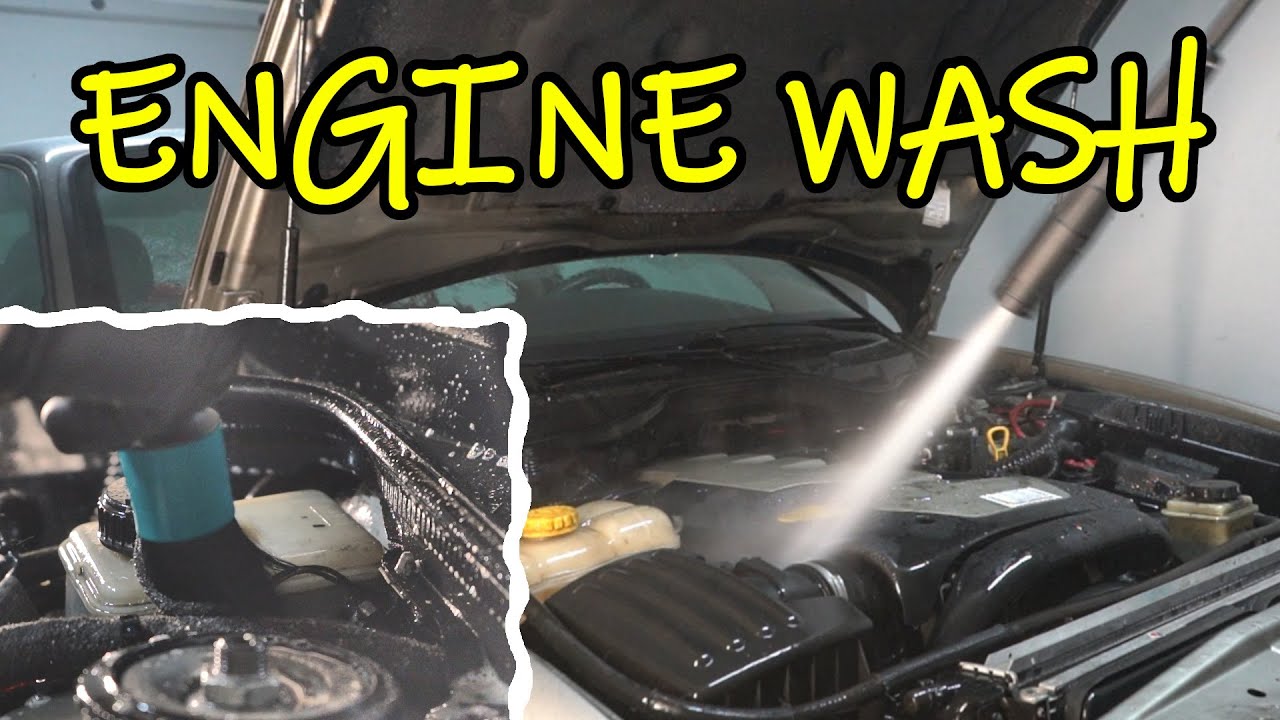how-to-clean-car-engine-at-home-youtube