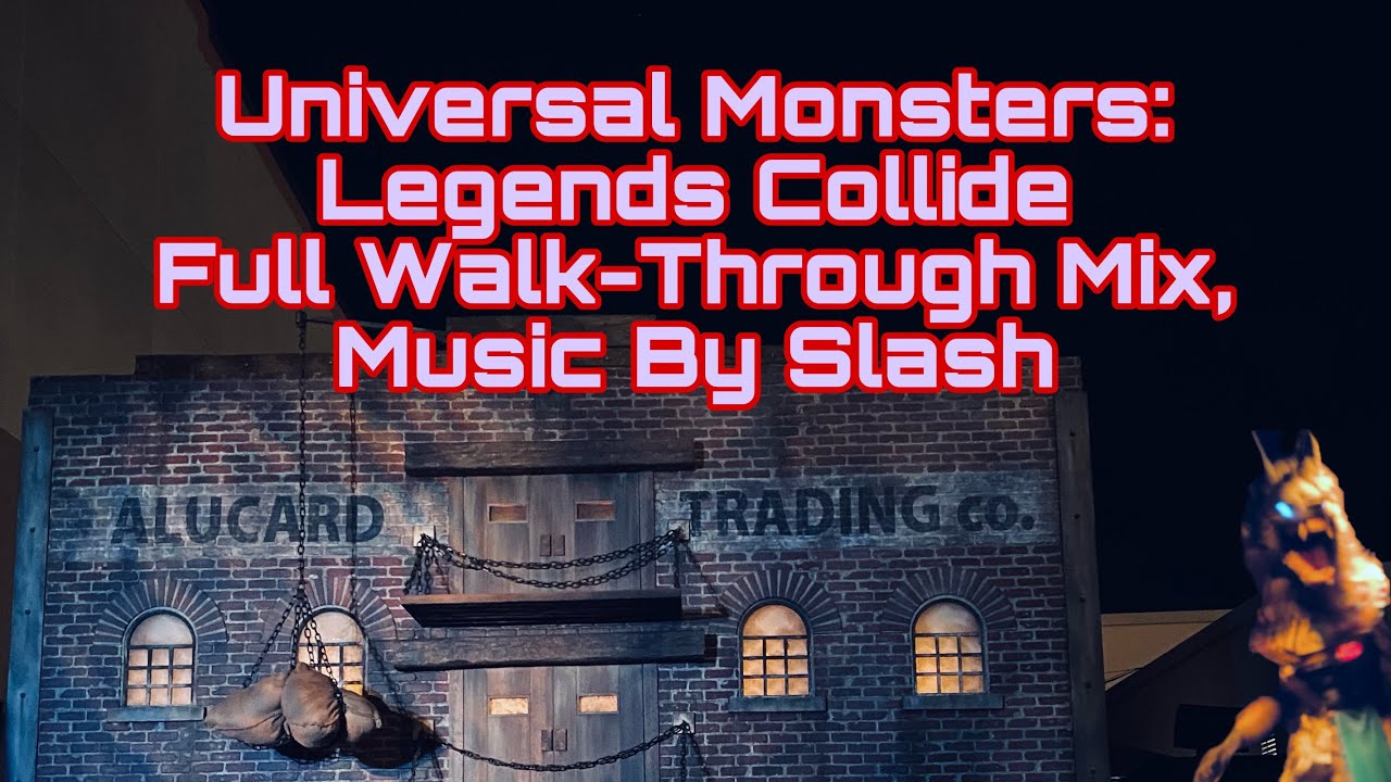 Universal Monsters: Legends Collide Full Walk-Through Mix, Music By Slash (Hollywood, 2022)