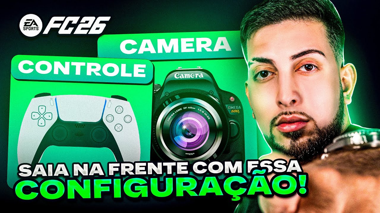 REVELEI A CONFIGURAÇÃO DE CAMERA E DE CONTROLE DO EA FC 26 QUE OS PRO ...