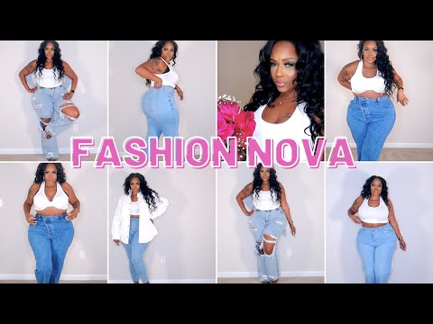 Fashion Nova Jean Try On Haul 2022 With Sizing Details- Jeans, Plus- Size, Curvy | CRYSTAL CHANEL