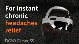 breo iDream5s Head Massager, Relieve Chronic Headaches and Migraines to Reduce Stress